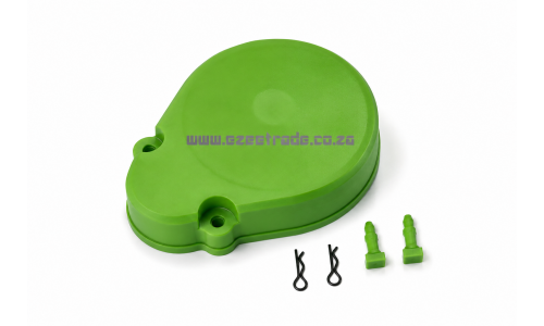 Nylon colored Spur Gear Cover GREEN| Rovan Sports Nylon colored Spur Gear Cover GREEN| Rovan Sports